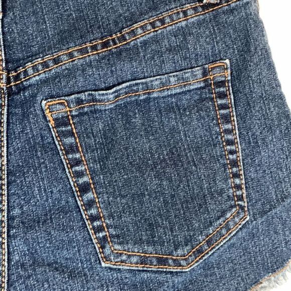 Refuge Blue Denim Mini Shorts - Picture 6 of 6